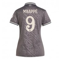 Camiseta Real Madrid Kylian Mbappe #9 Tercera Equipación Replica 2024-25 para mujer mangas cortas